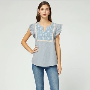 NWOT Aztec Stripe Top Sz Small